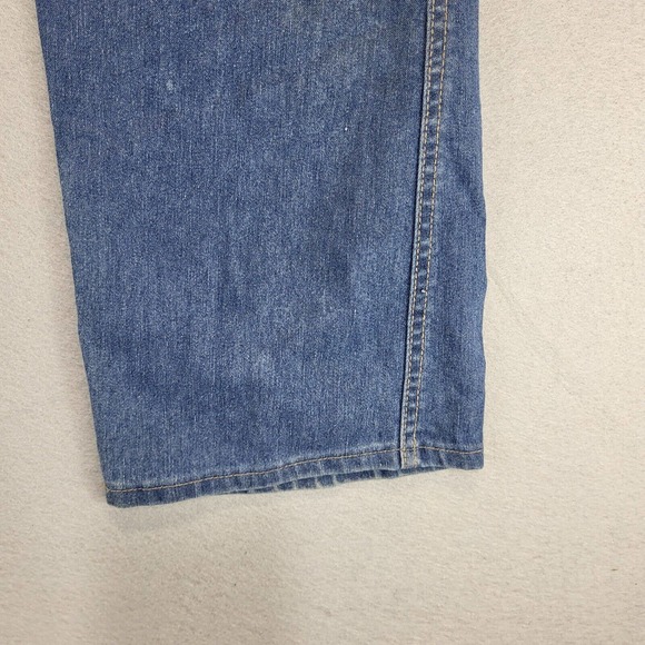 Vintage Levis Mens Jeans Orange Tab Made In USA 35x28 Tag (38x29) Medium Wash - Picture 7 of 16